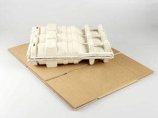3er Verpackung aufgeklappt Flaschenverpackungen