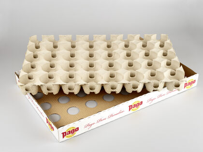 Development and production of moulded fibre parts made from recycled material